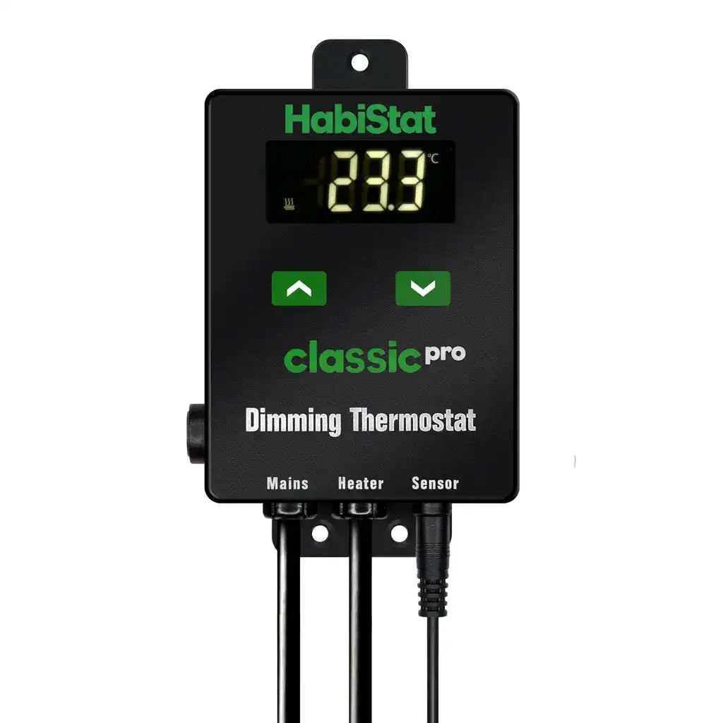 HabiStat Classic Pro Dimming Thermostat Black