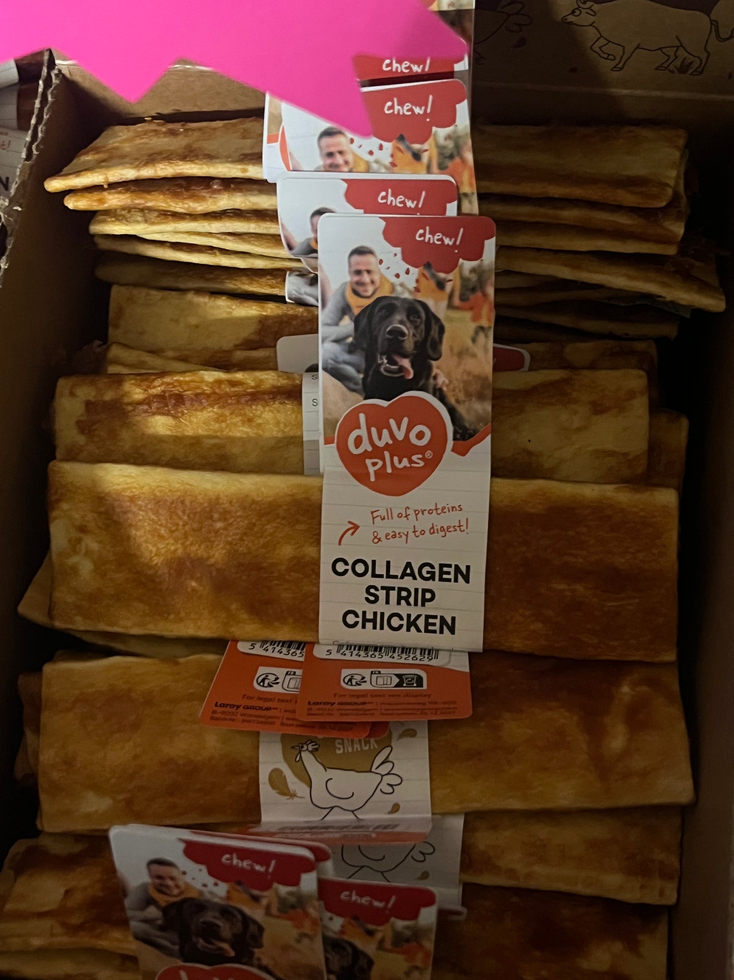 Collagen strip chicken