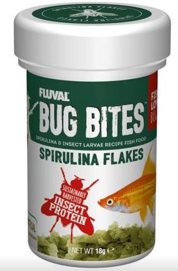 FLUVAL BUG BITES SPIRULINA FLAKES 18G
