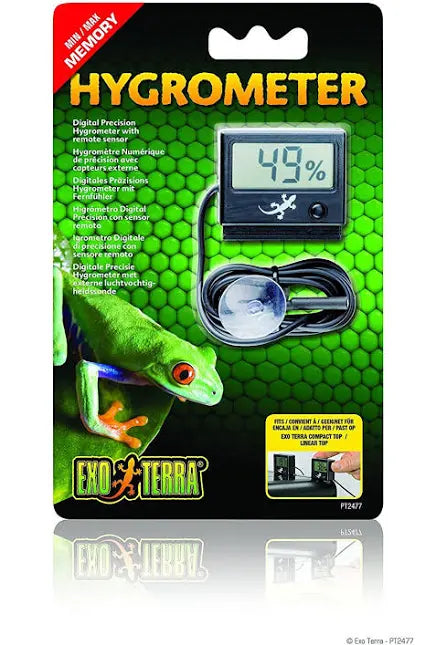 EXO TERRA DIGITAL HYGROMETER WITH PROBE